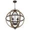 Quoizel Fusion Pendant 6 Light Rustic Black FSN2825RK - alternate 3